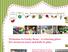 Tablet Screenshot of luckybean.co